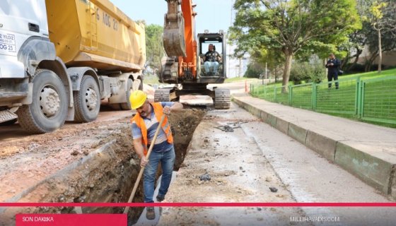 Bursa'da kış öncesi harekete geçildi! O mahallede 400 metrelik çalışma başladı (Foto Galeri)