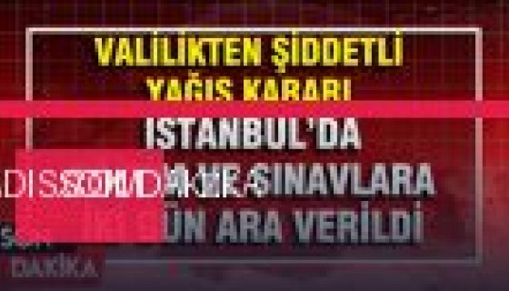 İstanbul'da fırtına alarmı: BİLSEM, DYK ve Halk Eğitim'de 2 gün tatil (Foto Galeri)