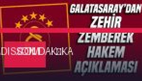 Galatasaray'dan Gençlerbirliği Maçı Öncesi Hakem Erkan Engin'e Sert Mesaj (Foto Galeri)