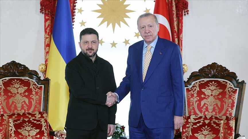 Erdoğan ve Zelenskiy, İstanbul'da bir araya geldi