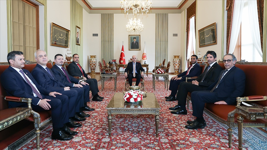 TBMM Başkanı Kurtulmuş, Körfez İşbirliği Konseyi üyesi ülkeler ve Ürdün'ün Ankara Büyükelçilerini kabul etti