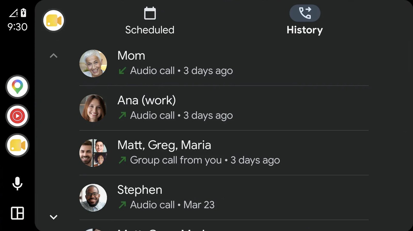 Google Meet Android Auto’ya geldi: Araç ekranında sesli toplantı desteği başladı