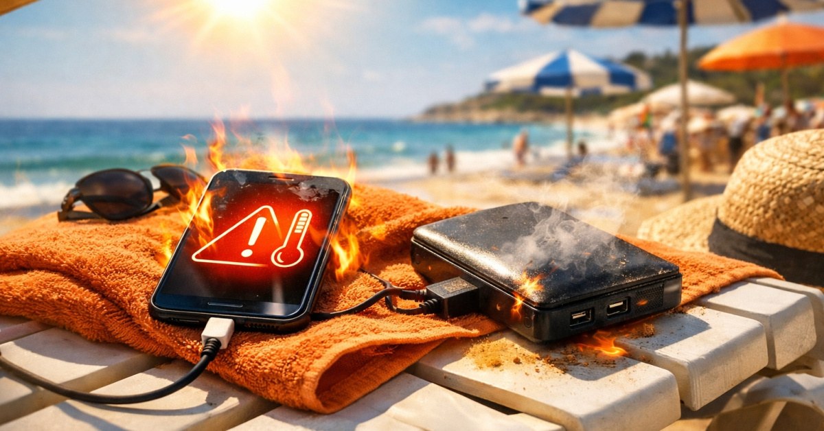 Yaz sıcağı cep telefonlarını ve Powerbank’leri tehdit ediyor!