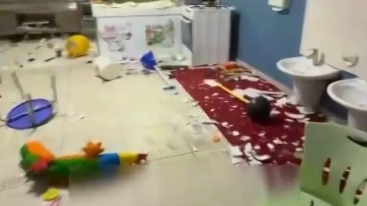 Anaokulunu savaş alanına çevirdiler