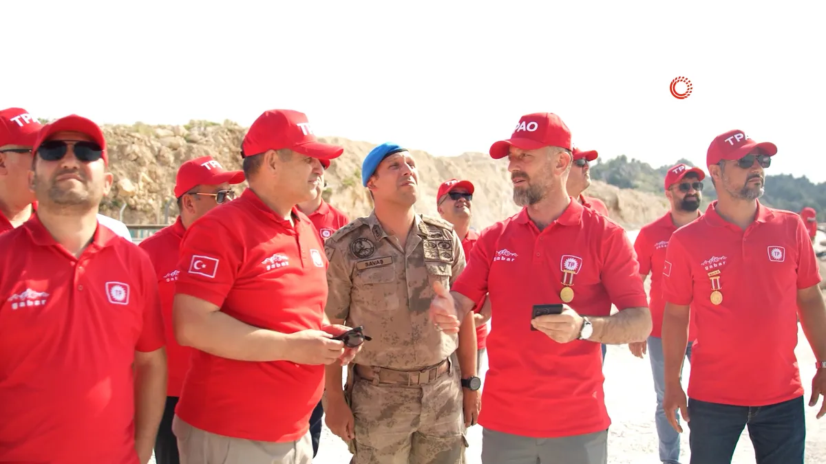Enerji ve Tabii Kaynaklar Bakanlığı'nda görev yapan 15 Temmuz gazileri, Gabar'da petrol üretim tesisini gezdi