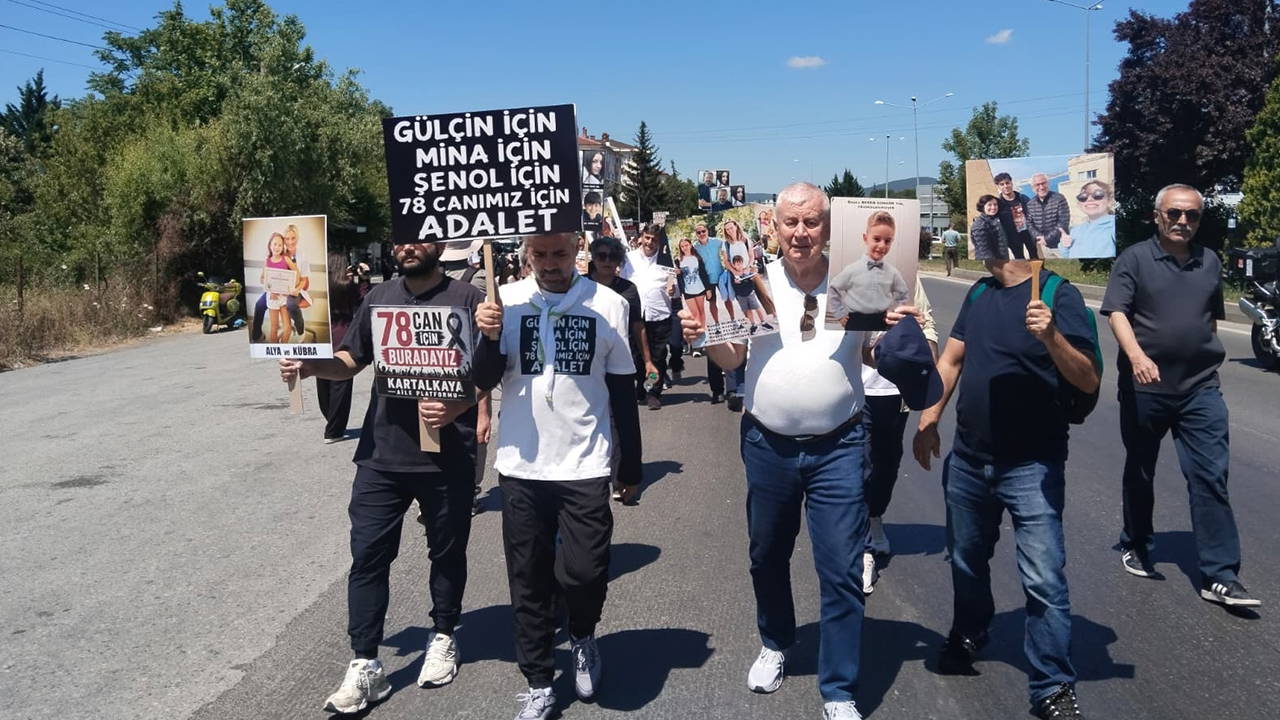 Bolu'dan başlayan 186 kilometrelik '78 Can İçin Adalet Yürüyüşü' Ulus'ta tamamlanacak