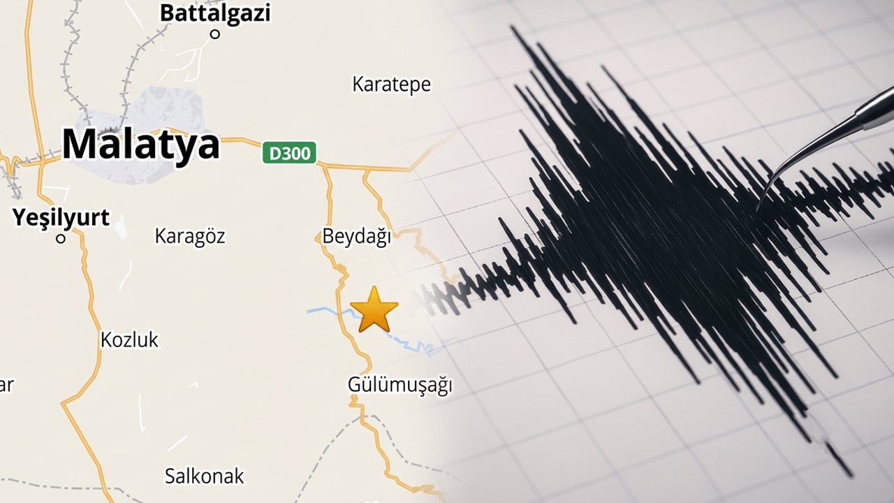 Malatya'da 5 büyüklüğünde deprem: Kahramanmaraş ve diğer iller sallandı