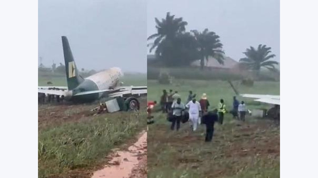 Benin Havalimanı'nda yolcu uçağı pistten çıktı
