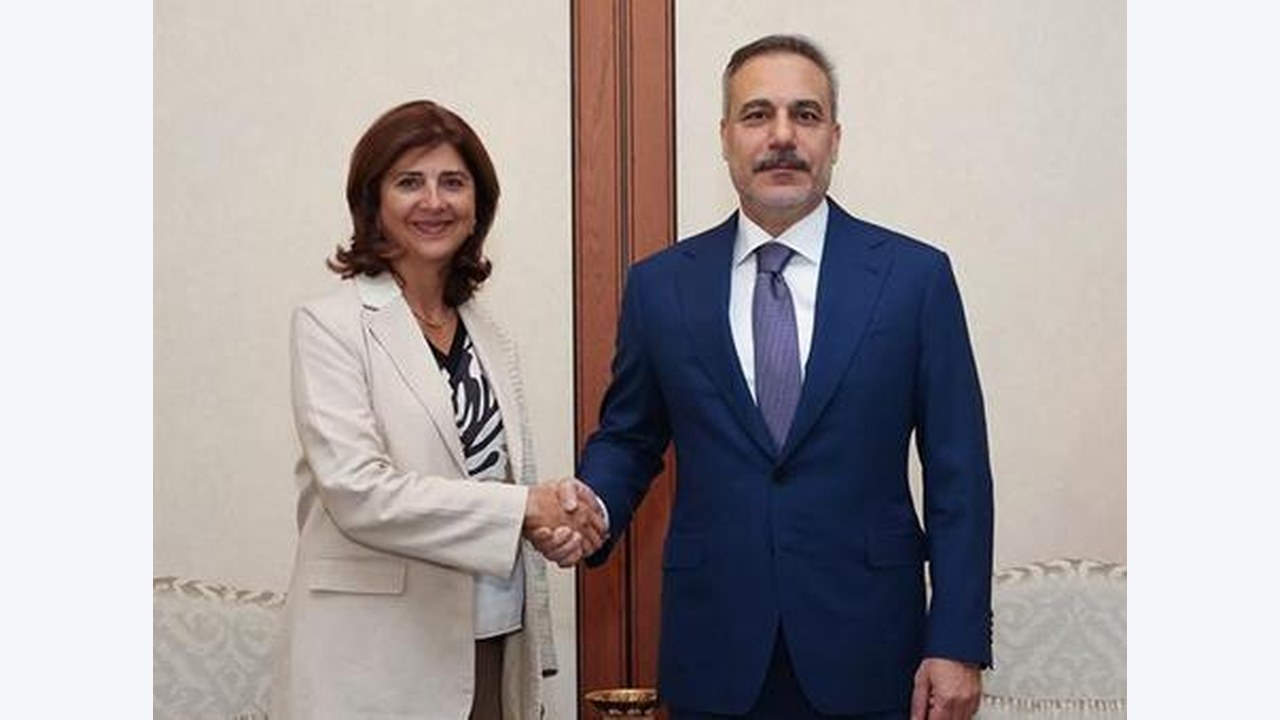 Dışişleri Bakanı Hakan Fidan, BM'nin Kıbrıs Temsilcisi Cuéllar ile Görüştü
