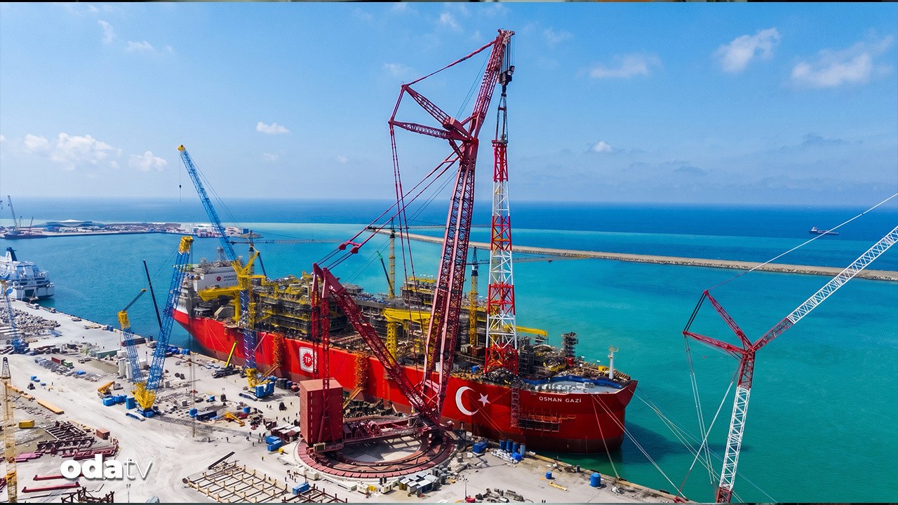 Karadeniz Doğal Gazında Kritik Aşama: Alev Kulesi Yerine Monte Edildi