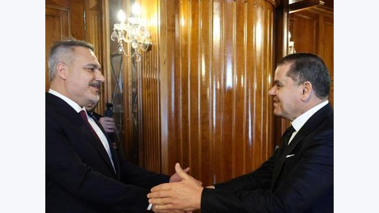 Dışişleri Bakanı Hakan Fidan Libya'da Başbakan Dibeybe ile Görüştü