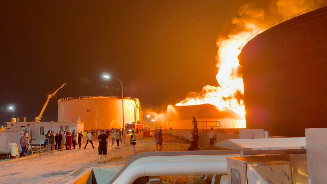 Libya'daki Zaviye Petrol Kompleksi'ne Düzenlenen İHA Saldırısı Sonrası Soruşturma Başlatıldı