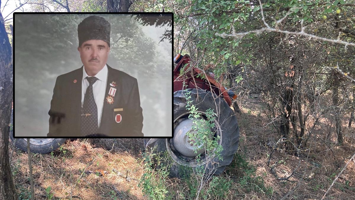 Kıbrıs Gazisi traktörün altında kalarak hayatını kaybetti